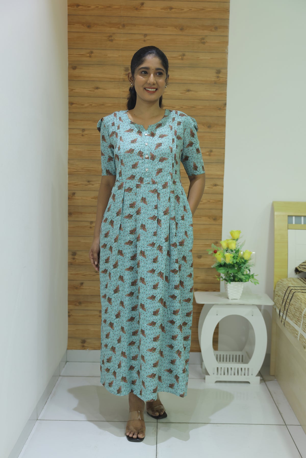 Alpine KURTI Style Nighties| Beautiful Stylish KURTI Model | Half Sleeve | Without Zipper |Fancy Sleeve | Fresh Collection's for Stylish Women's MKA (H/S)