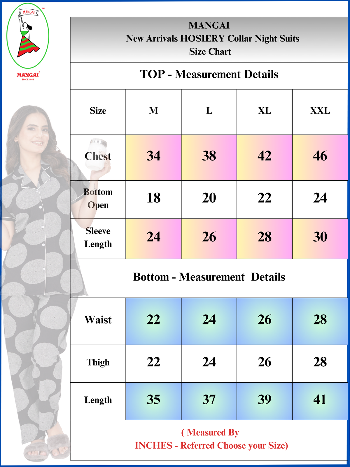 Buy Rayon Printed Collar Night Suits