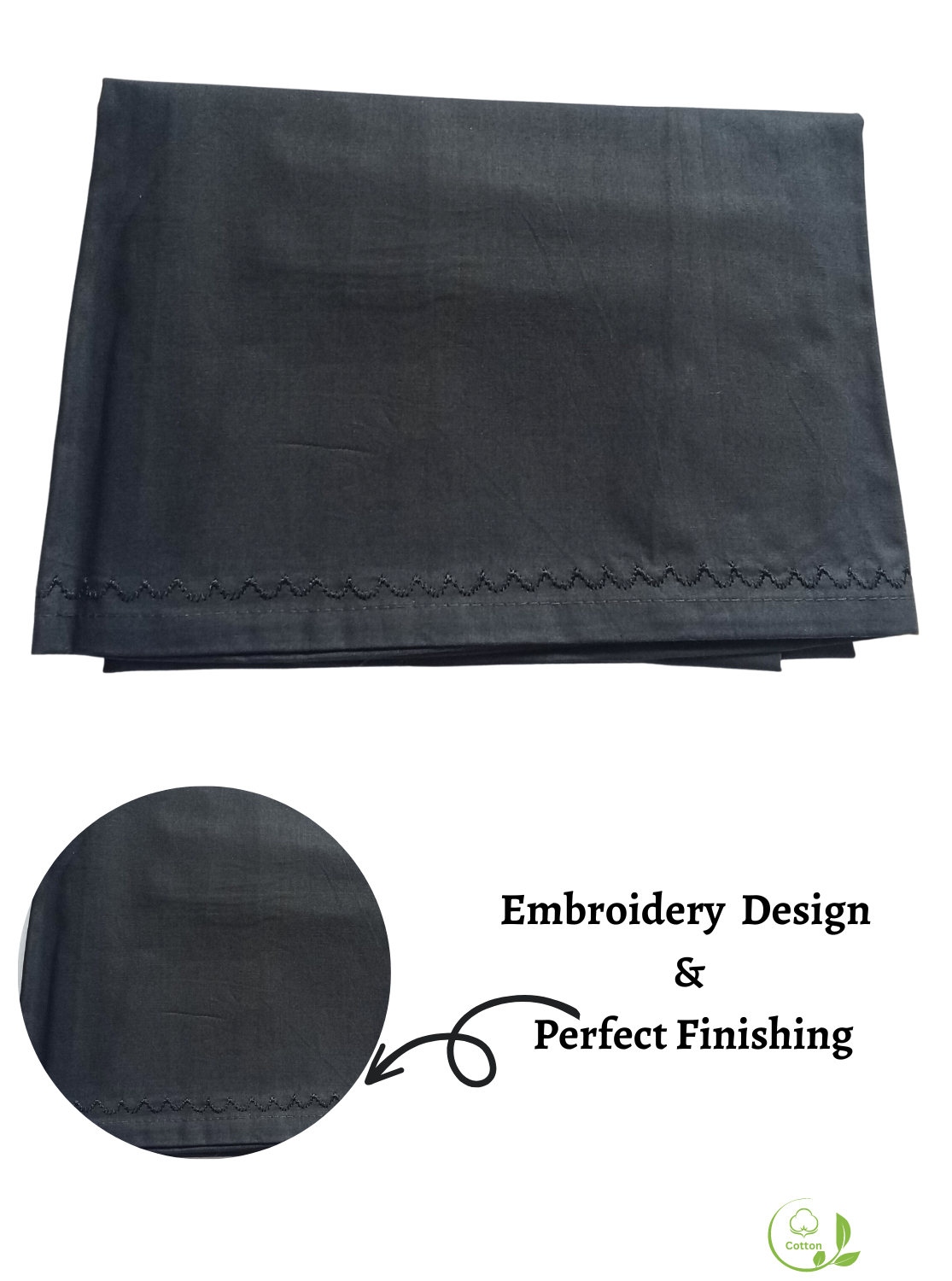 MANGAI Premium Elegant Cotton Petticoats - 6 Part | Matched Drawstring | Transitional & Comfortable, Multiple Colours | Premium Branded Women's Cotton Embroidery Petticoats (EGT-PC)