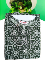 Cotton Gathering Frock for Summer Arrivals | Side Pocket | Button Closed | Elegant Casual Night Wear for Trendy Women's (FKC)