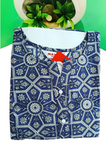 Cotton Gathering Frock for Summer Arrivals | Side Pocket | Button Closed | Elegant Casual Night Wear for Trendy Women's (FKC)