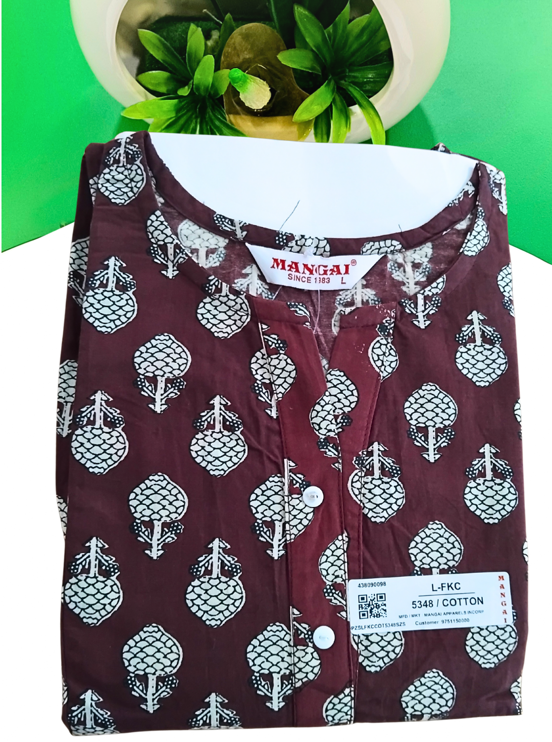 Cotton Gathering Frock for Summer Arrivals | Side Pocket | Button Closed | Elegant Casual Night Wear for Trendy Women's (FKC)