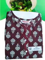 Cotton Gathering Frock for Summer Arrivals | Side Pocket | Button Closed | Elegant Casual Night Wear for Trendy Women's (FKC)