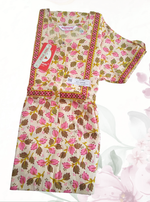 Cotton FROCK Model Casual Wear Nighties | Stylish Pleated Frock Style | Multipurpose Nighties | Pregnancy Wear | Pleated Model | Stylish Nighties for Stylish Women (PWC)