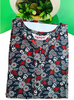 Cotton Gathering Frock for Summer Arrivals | Side Pocket | Button Closed | Elegant Casual Night Wear for Trendy Women's (FKC)