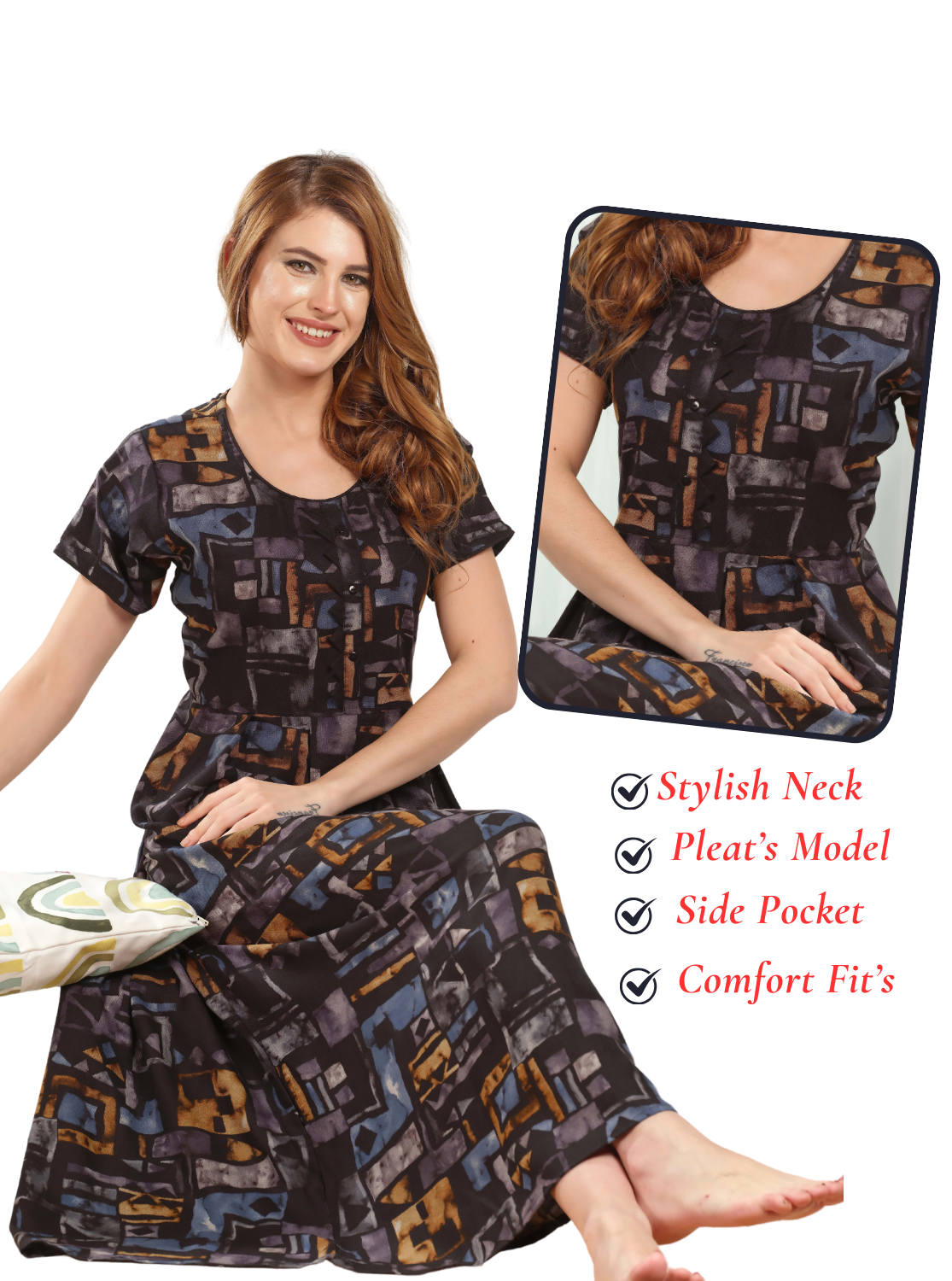 MANGAI KURTI Style Nighties
