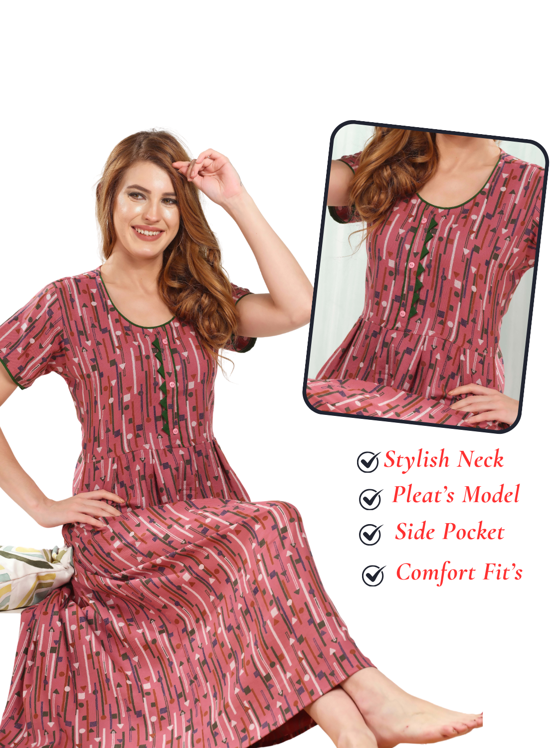 Alpine KURTI Style Nighties