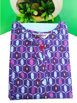 Cotton Gathering Frock for Summer Arrivals | Side Pocket | Button Closed | Elegant Casual Night Wear for Trendy Women's (FKC)