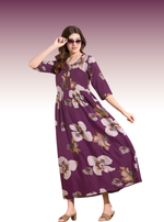 Alpine KURTI Style | Beautiful Stylish KURTI Model | Long 3/4 Sleeve & Side Pocket | Fresh Collection's for Stylish Women's (AK-3/4)