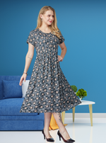 Rayon Gathering Frock Model Night Gown