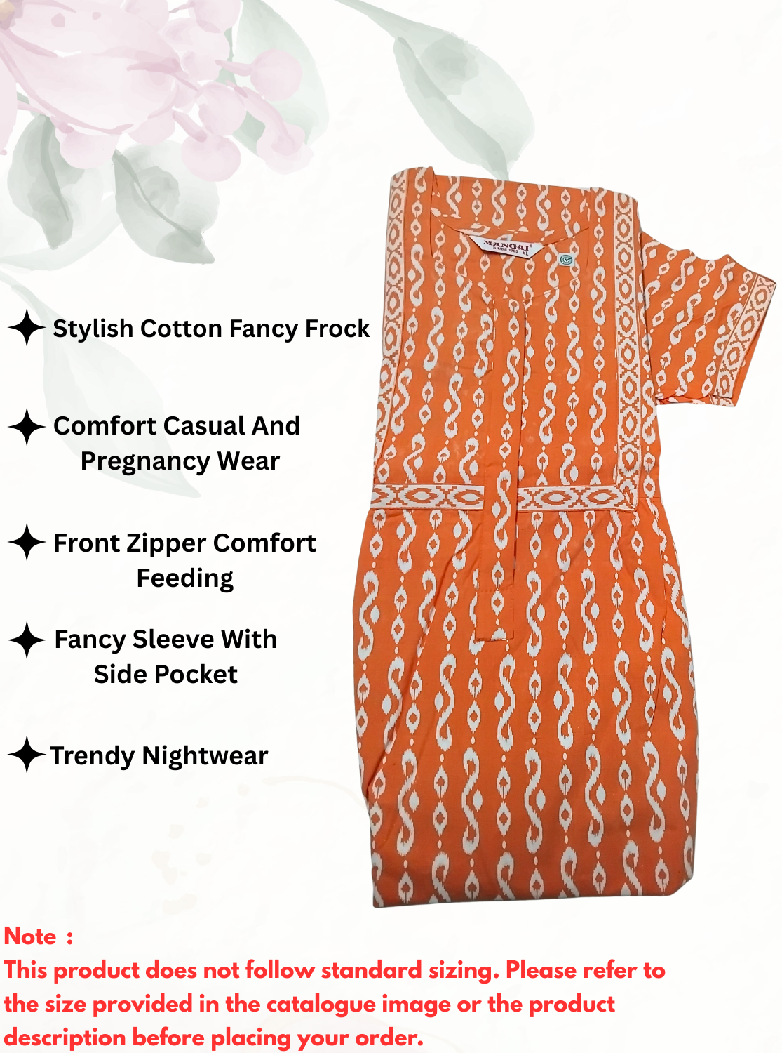 Cotton FROCK Model Casual Wear Nighties | Stylish Pleated Frock Style | Multipurpose Nighties | Pregnancy Wear | Pleated Model | Stylish Nighties for Stylish Women (PWC)