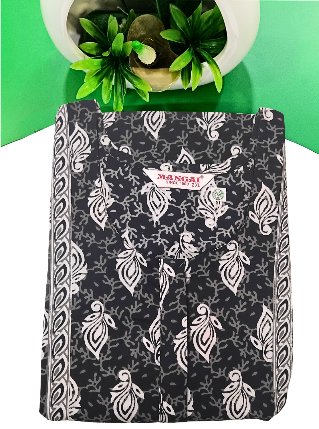 MANGAI Premium Casual Wear Cotton FROCK Model Nighties | Stylish Pleated Frock Style | Multipurpose Nighties | Casual & Pregnancy Wear | Pleated Model | Stylish Nighties for Stylish Women (PWC)