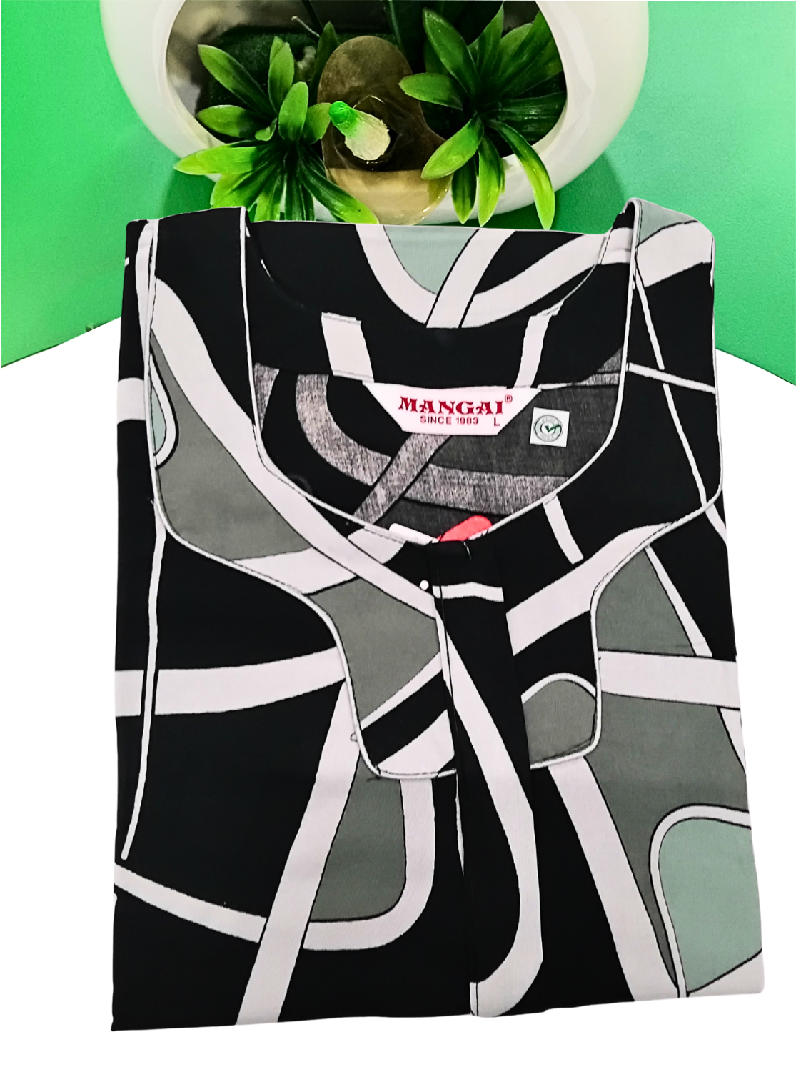 MANGAI Premium RAYON Printed Nighties- All Over Printed Stylish Nightwear for Stylish Women | Updated Design's (LDM)