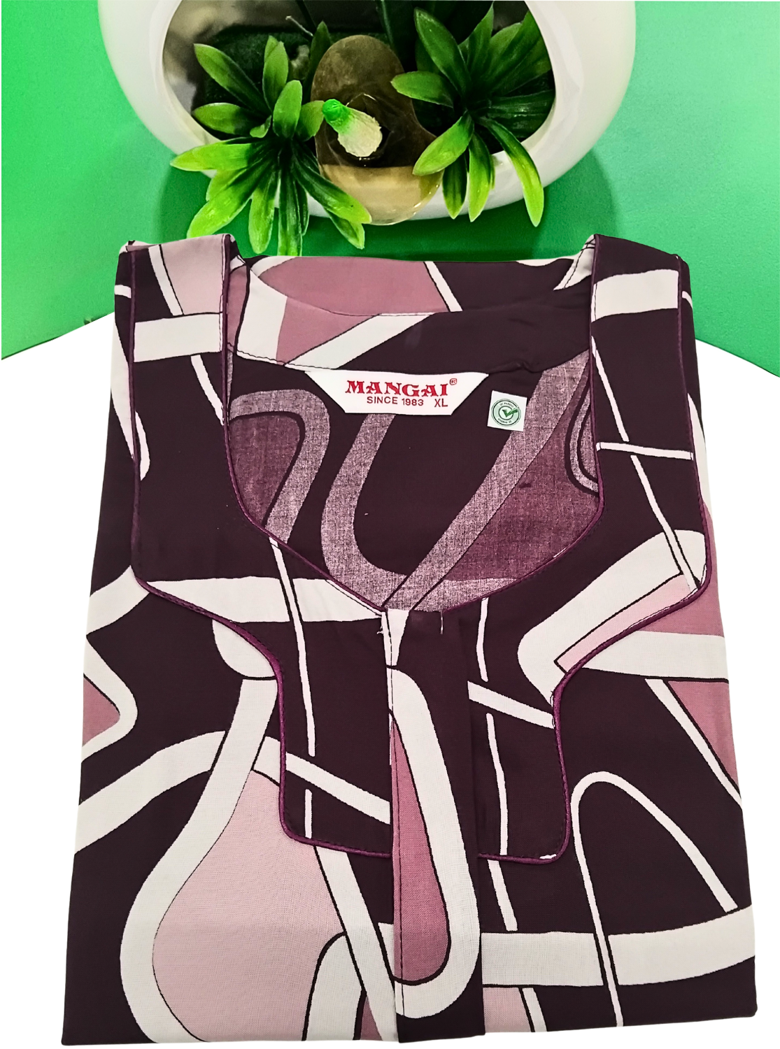 MANGAI Premium RAYON Printed Nighties- All Over Printed Stylish Nightwear for Stylish Women | Updated Design's (LDM)