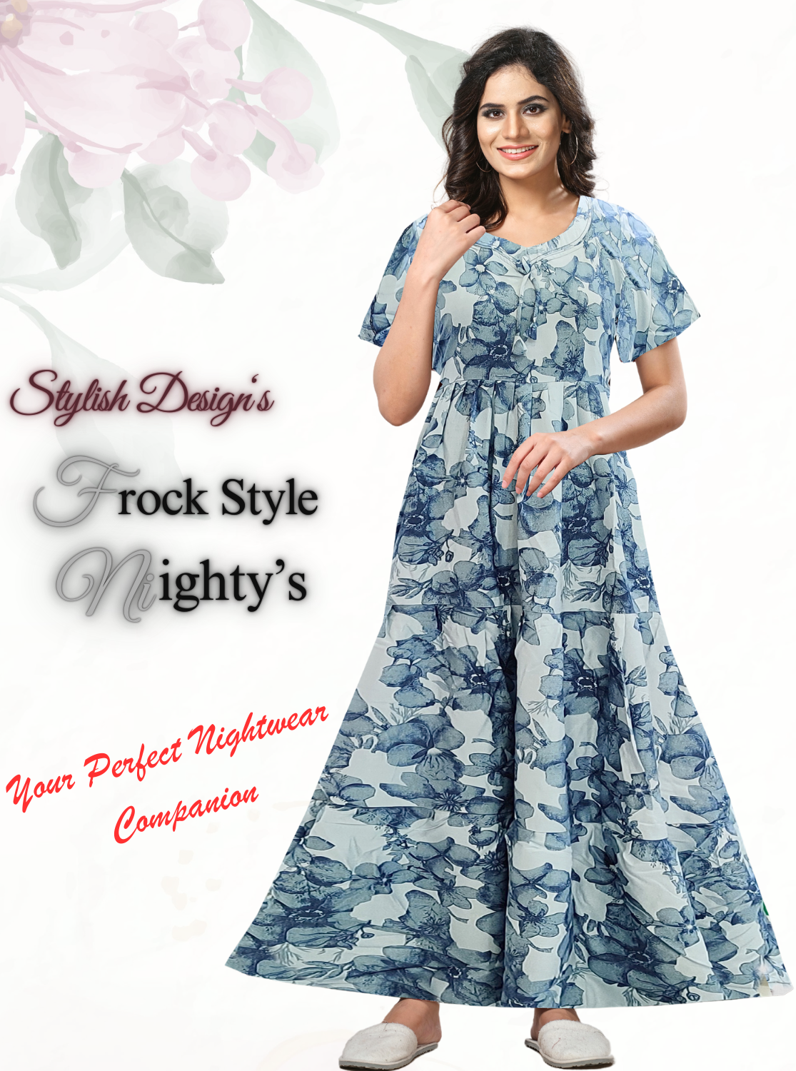 Buy Full Frock Model Nighties Online