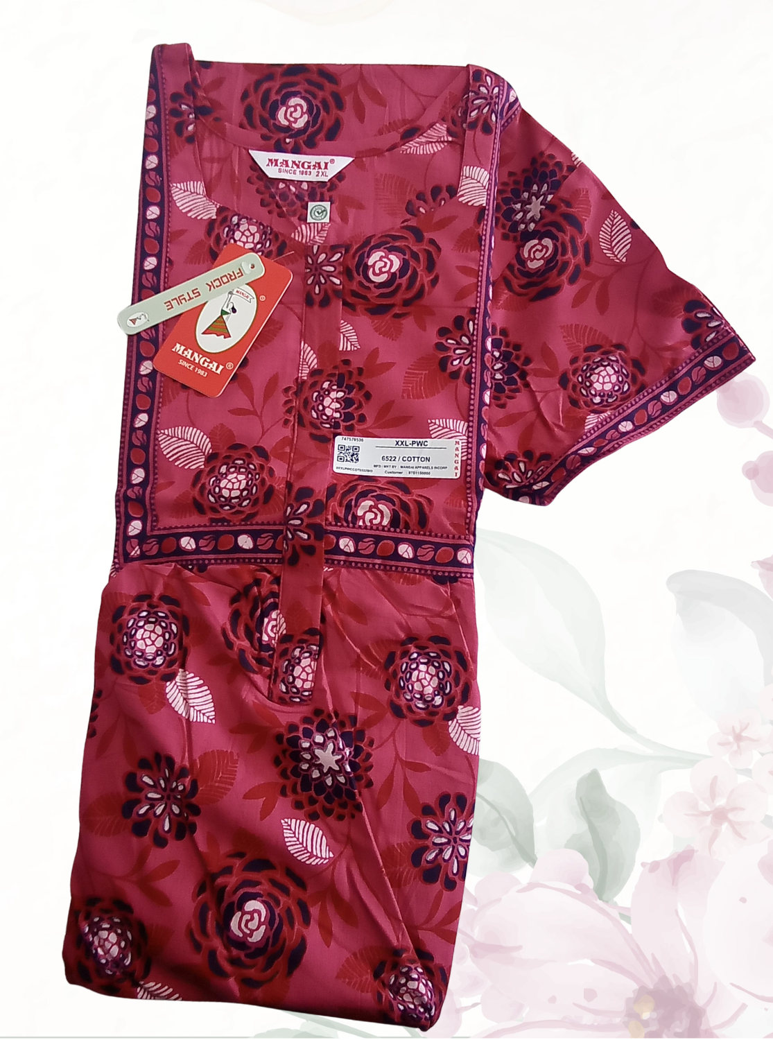 Cotton FROCK Model Casual Wear Nighties | Stylish Pleated Frock Style | Multipurpose Nighties | Pregnancy Wear | Pleated Model | Stylish Nighties for Stylish Women (PWC)