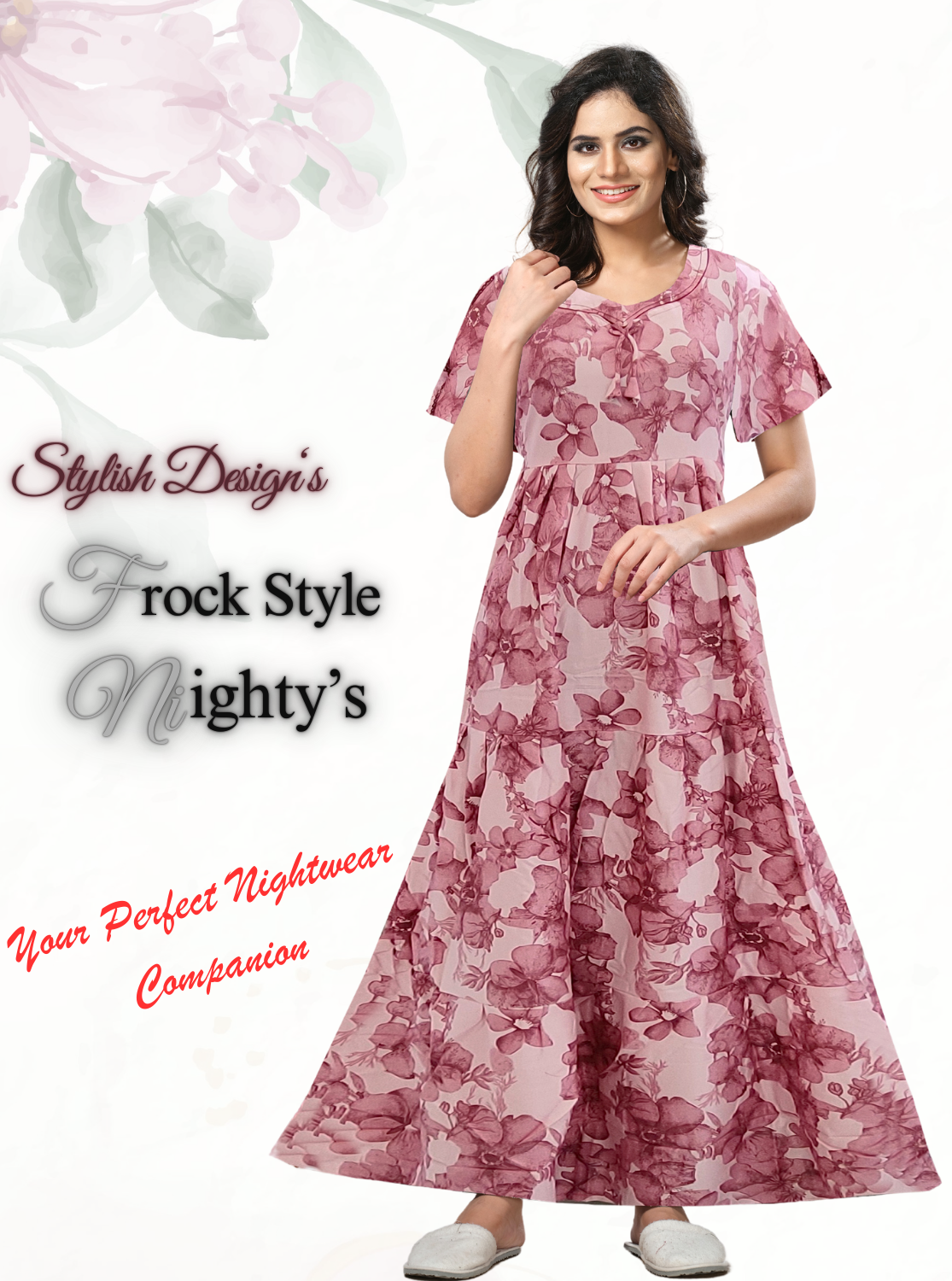 Buy Full Frock Model Nighties Online