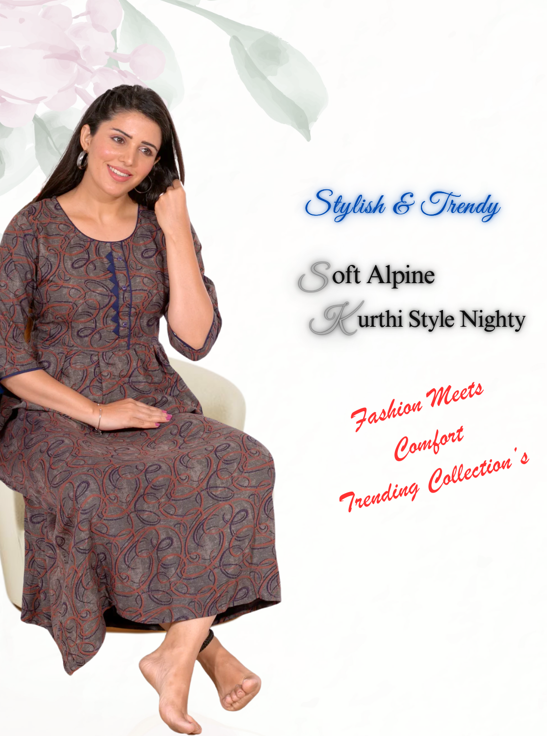 Buy Kurti Model Nighties