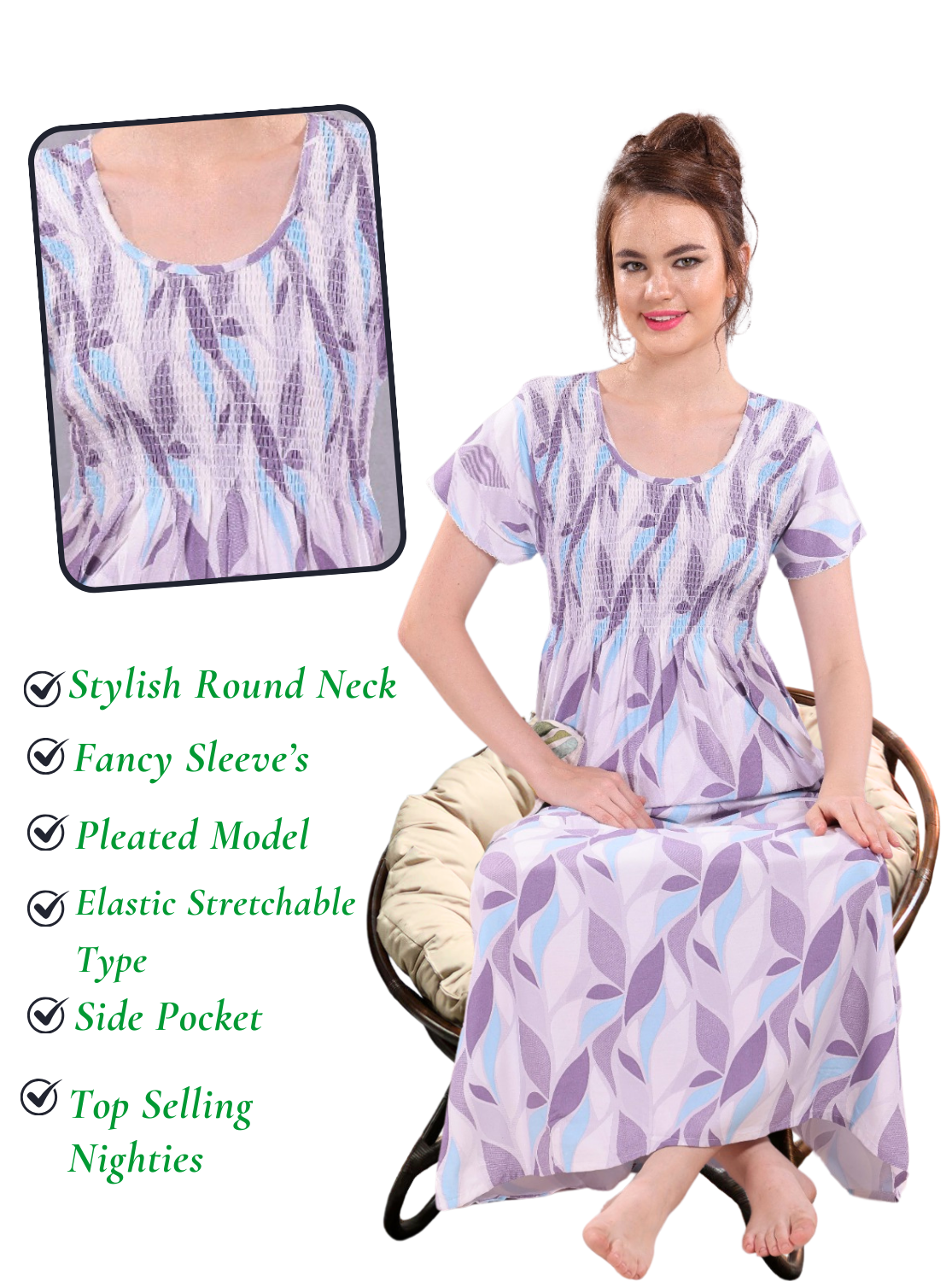 Stylish Nighty for Trendy Women