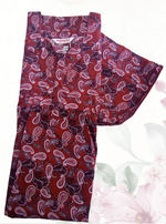 MANGAI Premium Cotton Printed Pleated Model Half Sleeve 4XL Size Nighties - Fancy Neck | With Side Pocket |Shrinkage Free Nighties | Trendy Collection's for Stylish Women's (4PZ)