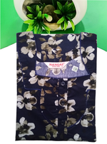 MANGAI New Regular Fit Cotton Printed Nighties - All Over Printed Stylish Nightwear for Stylish Women | Side Cut Pocket | Beautiful Nighties for Stylish Women's | Colourful Printed Cotton Nighties (ATR)