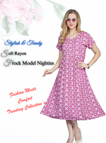 Rayon MAXI Length FROCK Model Nighties