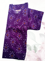 MANGAI Premium Cotton Printed Pleated Model Half Sleeve 4XL Size Nighties - Fancy Neck | With Side Pocket |Shrinkage Free Nighties | Trendy Collection's for Stylish Women's (4PZ)