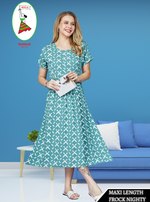 Rayon MAXI Length FROCK Model Nighties