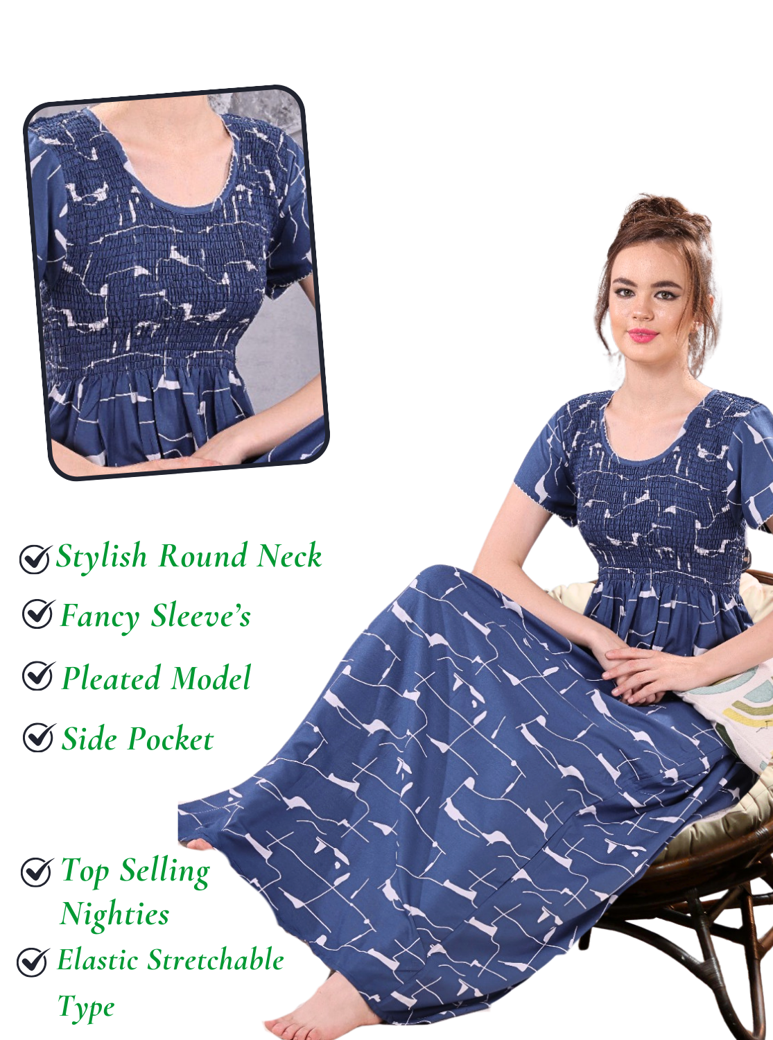 Stylish Nighty for Trendy Women