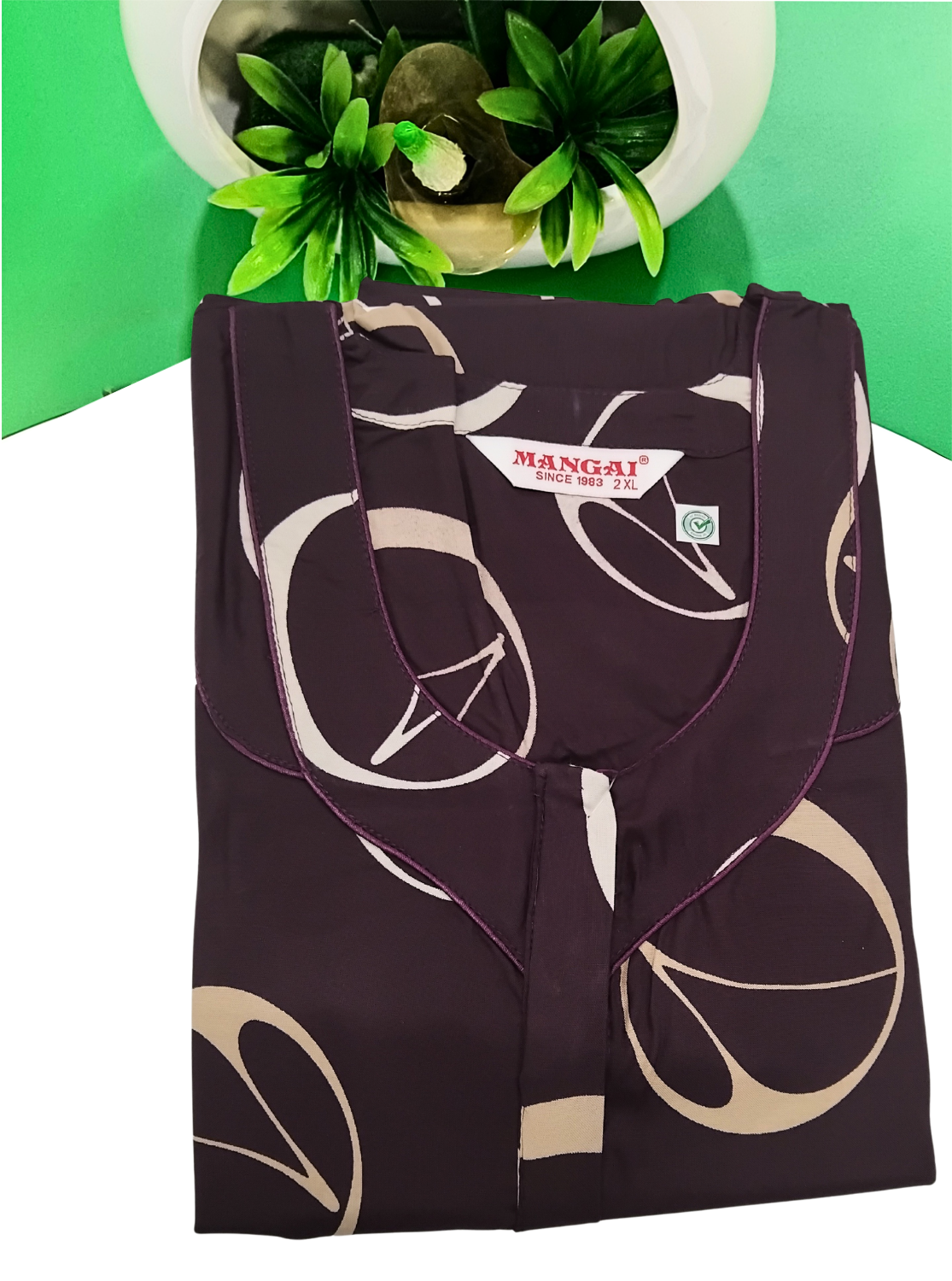 MANGAI Premium RAYON Printed Nighties- All Over Printed Stylish Nightwear for Stylish Women | Updated Design's (LDM)