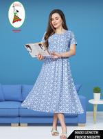 Rayon MAXI Length FROCK Model Nighties