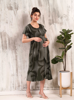 New Arrivals 4-IN-ONE MAXI Mom's Feeding & Casual Wear | Stylish Maxi Style | Invisible Feeding Zipper | Perfect Pre & Post Pregnancy Wear (MAXI 4-IN-ONE)