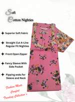 MANGAI Premium COTTON Printed Nighties- All Over Printed Stylish Nightwear for Stylish Women | Updated Design's (LDM)