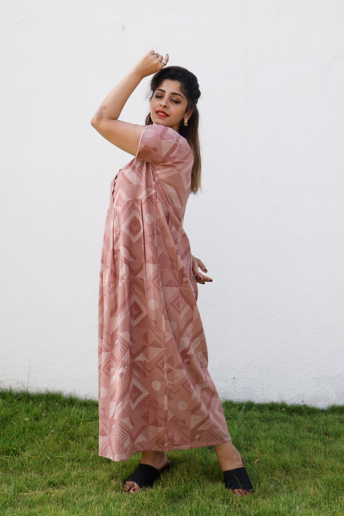 Alpine KURTI Style Nighties| Beautiful Stylish KURTI Model | Half Sleeve | Without Zipper |Fancy Sleeve | Fresh Collection's for Stylish Women's MKA (H/S)