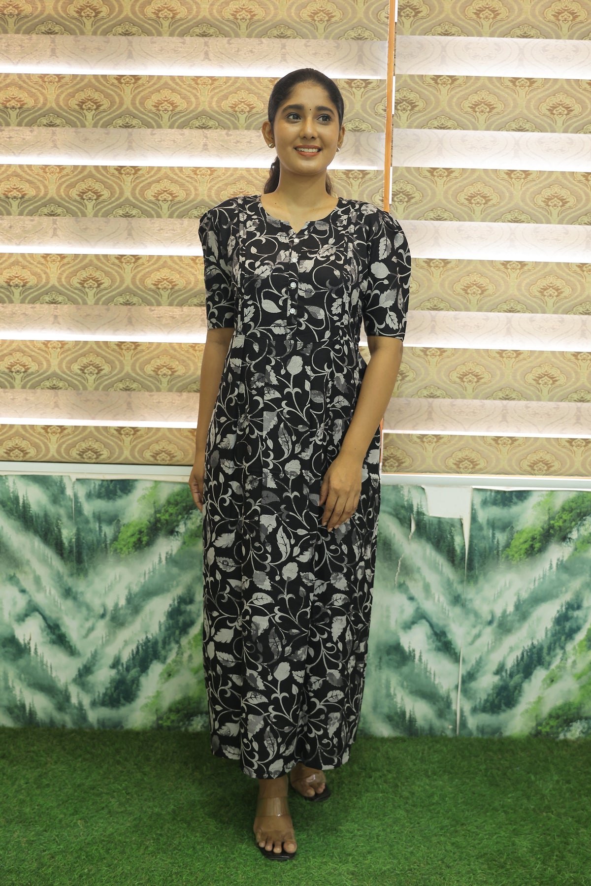 Alpine KURTI Style Nighties| Beautiful Stylish KURTI Model | Stylish Puff Sleeve | Zipless Model | Fresh Collection's for Stylish Women's MKA (H/S)