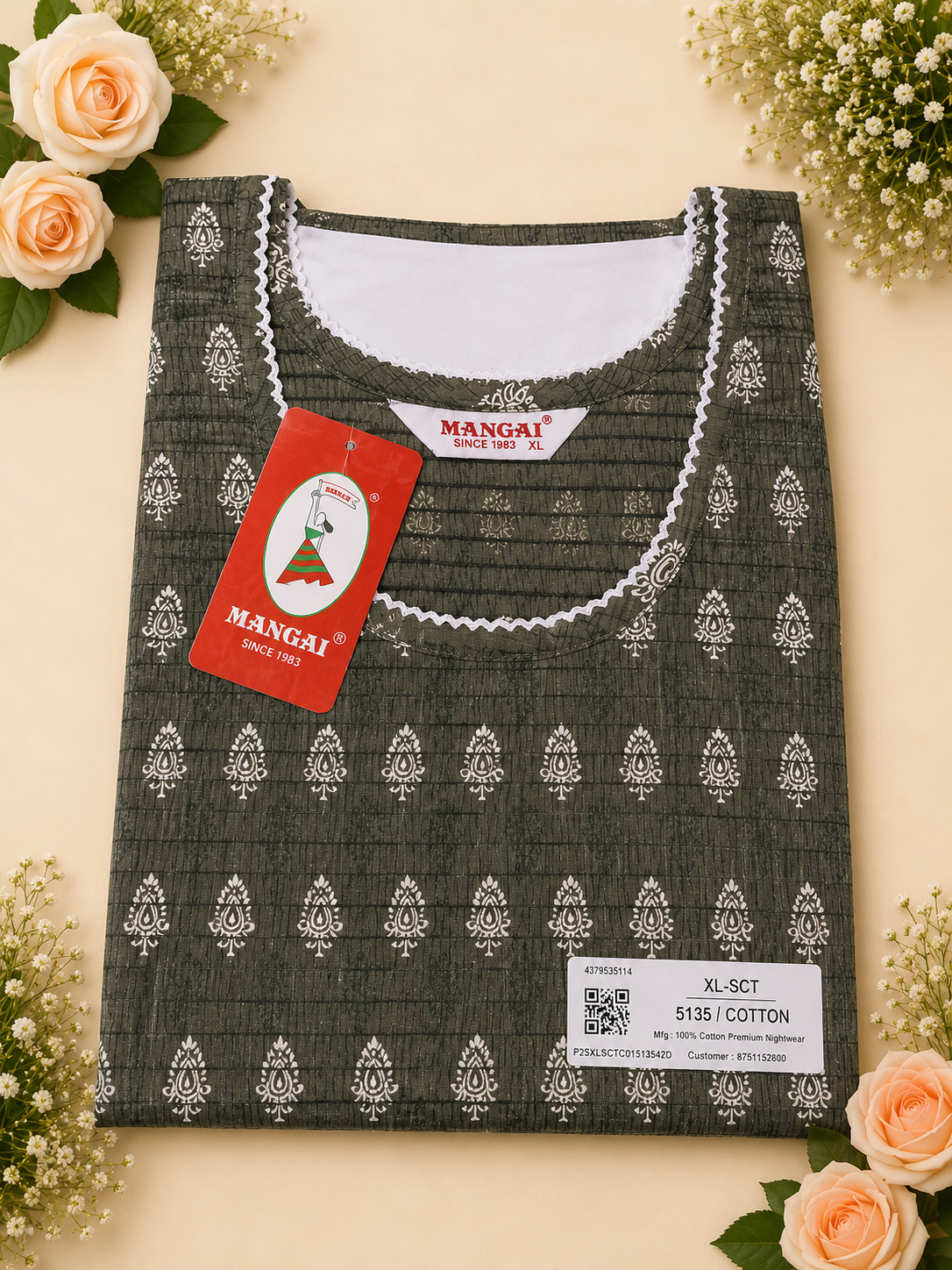 Soft Cotton Stretchable Smocking Nighties for New Arrivals | Daily Comforts & Light Weighted Elastic Nighties| Smocking Nightgown for Trendy Women's (SCT)