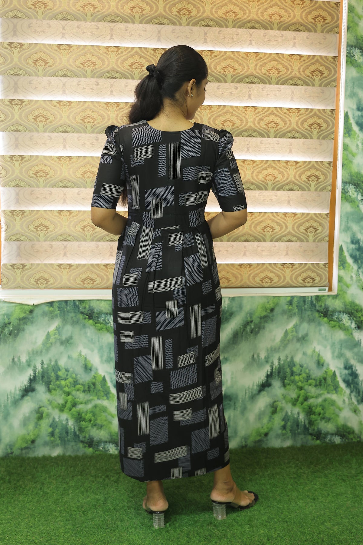 Alpine KURTI Style Nighties| Beautiful Stylish KURTI Model | Stylish Puff Sleeve | Zipless Model | Fresh Collection's for Stylish Women's MKA (H/S)