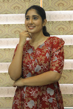 Alpine KURTI Style Nighties| Beautiful Stylish KURTI Model | Stylish Puff Sleeve | Zipless Model | Fresh Collection's for Stylish Women's MKA (H/S)