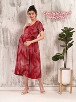 New Arrivals 4-IN-ONE MAXI Mom's Feeding & Casual Wear | Stylish Maxi Style | Invisible Feeding Zipper | Perfect Pre & Post Pregnancy Wear (MAXI 4-IN-ONE)