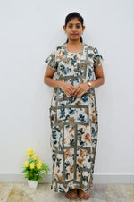 MANGAI Premium RAYON Printed Nighties- All Over Printed Stylish Nightwear for Stylish Women | Updated Design's (LDM)