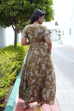 Stylish Arrivals Rayon Gathering Frock Model Night Gown's | Front Adjustable Gathering Style Rope Rope | Double Layer Sleeve | Trending Collection's for Stylish Women's (GFK)