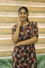 Alpine KURTI Style Nighties| Beautiful Stylish KURTI Model | Stylish Puff Sleeve | Zipless Model | Fresh Collection's for Stylish Women's MKA (H/S)