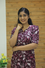 Alpine KURTI Style Nighties| Beautiful Stylish KURTI Model | Stylish Puff Sleeve | Zipless Model | Fresh Collection's for Stylish Women's MKA (H/S)