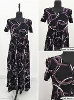 Rayon Gathering Frock Model Night Gown