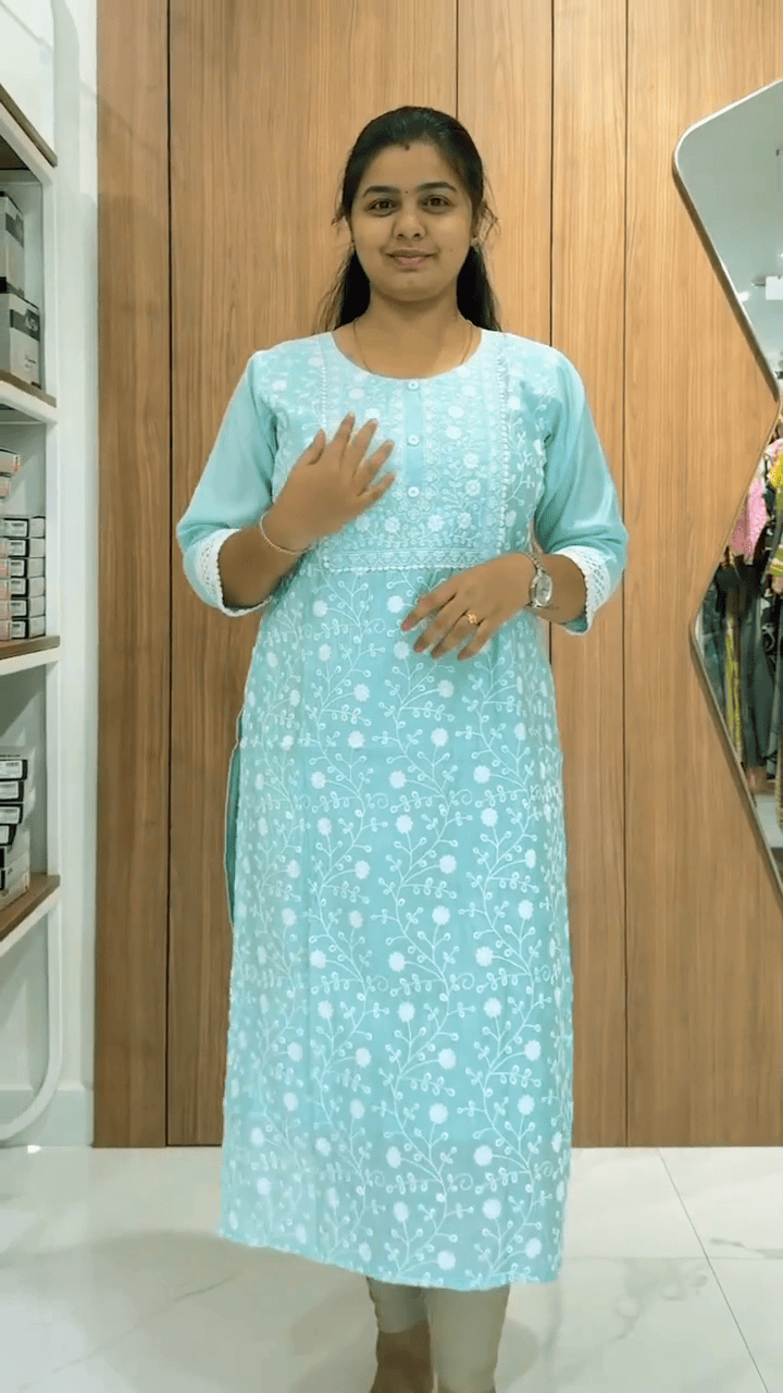 New Introducing Rayon Stylish Kurthi's | Updated Collection for Trendy Design's| Collar Model |High Quality Rayon Kurthi's for Stylish Women's (SNGVI)