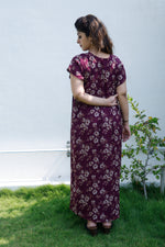 Alpine KURTI Style Nighties| Beautiful Stylish KURTI Model | Half Sleeve | Without Zipper | Stylish Thread Tied Front Closed Type | Fresh Collection's for Stylish Women's (AK-H)