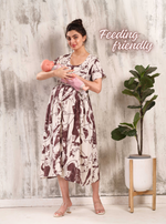 New Arrivals 4-IN-ONE MAXI Mom's Feeding & Casual Wear | Stylish Maxi Style | Invisible Feeding Zipper | Perfect Pre & Post Pregnancy Wear (MAXI 4-IN-ONE)
