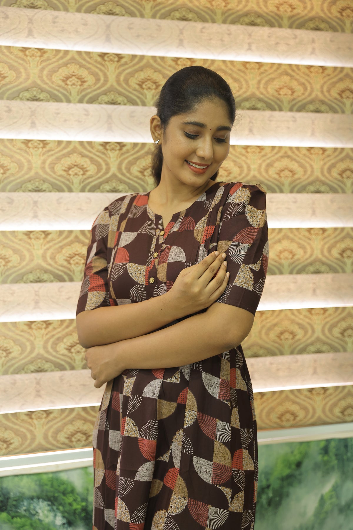 Alpine KURTI Style Nighties| Beautiful Stylish KURTI Model | Stylish Puff Sleeve | Zipless Model | Fresh Collection's for Stylish Women's MKA (H/S)