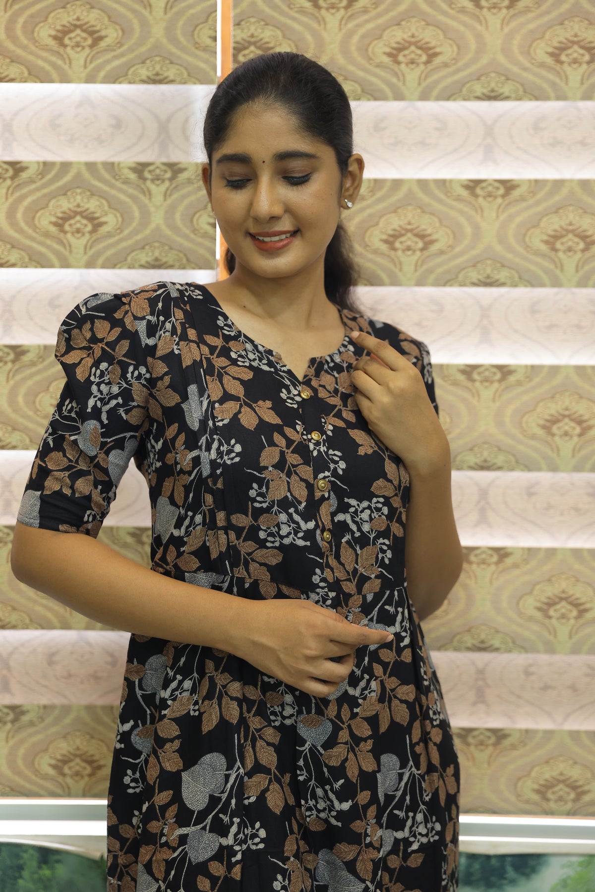 Alpine KURTI Style Nighties| Beautiful Stylish KURTI Model | Stylish Puff Sleeve | Zipless Model | Fresh Collection's for Stylish Women's MKA (H/S)