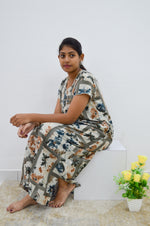 MANGAI Premium RAYON Printed Nighties- All Over Printed Stylish Nightwear for Stylish Women | Updated Design's (LDM)